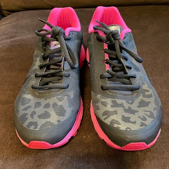 New Nike Air Zoom Structure +17 Running Shoes Black Pink Womens 7.5 US 38.5 EUR - Picture 4 of 7